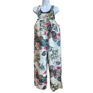Monstera/Plant/Garden Light weight 100% Cotton Jumpsuit Size US Size Small/6